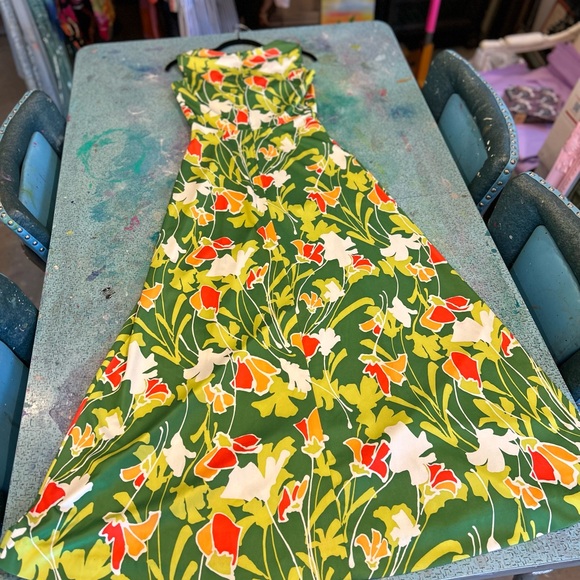 1970s Spring Green Floral - Picture 10 of 14